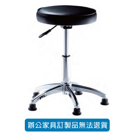 潔保 吧台椅系列 P-2063W 黑色 (活動輪)