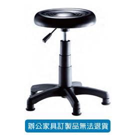 潔保 吧台椅系列 P-1011W 黑色 (活動輪)