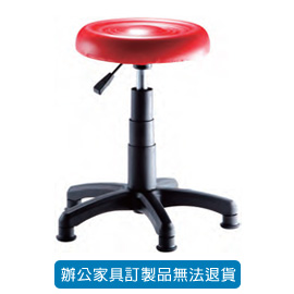 潔保 吧台椅系列 P-1011W 紅色 (活動輪)