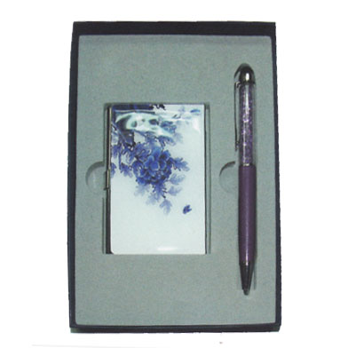 GC2 觸控紫鑽+彩色名片夾(大藍)手工盒 / 組