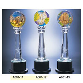 北金文具 A001 水晶琉璃獎座(有燈)/座