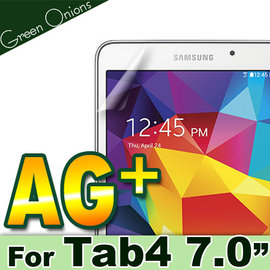 yardiX代理【美國Green Onions 防眩光平板保護貼--Samsung Tab4 7.0 WiFi款】防指紋霧面保護膜 降低指紋沾黏 搭保護殼/保護套更佳
