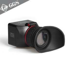 yardiX代理【GGS Perfect 單眼LCD三倍放大摺疊觀景器】適用三吋LCD 4:3/3:2螢幕 可快速切換3X/1:1兩種模式 螢幕遮光罩