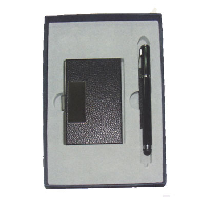 GC2 迷你黑+釉黑金屬名片夾手工盒 / 組