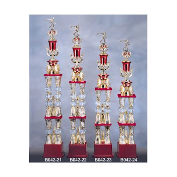 北金文具 B042-21 大型四柱獎盃 /座