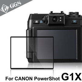 yardiX代理【GGS IV LARMOR金鋼防爆玻璃靜電吸附相機保護貼-CANON PowerShot G1X專用】硬度8H 日本光學材質