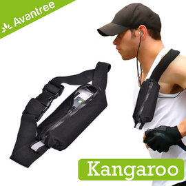 walkbox代理【Avantree Kangaroo 運動型防潑水彈性腰包】iPhone5/M8/S5可用防汗防雨手機運動腰帶包 跑步慢跑路跑自行車單車適用
