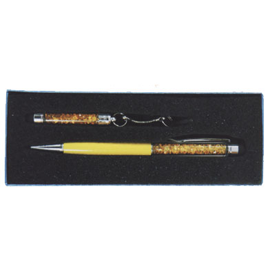 GC2 觸控黃晶鑽筆+黃鑽吊飾精裝盒 / 盒