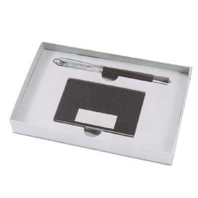 GC2 觸控黑鑽+釉黑名片夾磁盒禮盒 / 組