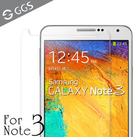yardiX代理【GGS Samsung Note3金鋼防爆透明玻璃靜電吸附保護貼】可搭邊框/保護殼/保護套或觸控筆使用
