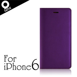 yardiX代理 【韓國 LAYBLOCK 手工真皮iPhone 6保護套 紫色】皮夾造型 保護殼/保護皮套 適合搭配保護貼/觸控筆