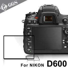 yardiX代理【GGS IV LARMOR金鋼防爆玻璃靜電吸附相機保護貼-NIKON D600專用】硬度8H 日本光學材質