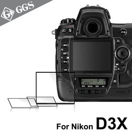 yardiX代理【GGS IV LARMOR金鋼防爆玻璃靜電吸附相機保護貼-NIKON D3X專用】硬度8H 日本光學材質