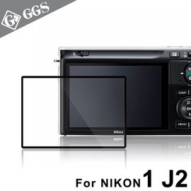 yardiX代理【GGS IV LARMOR金鋼防爆玻璃靜電吸附相機保護貼-NIKON 1 J2 專用】硬度8H 日本光學材質