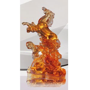北金文具 KC-02026 龍馬精神 琉璃品/座