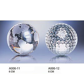 北金文具 A006 雷射水晶獎座-球體/顆