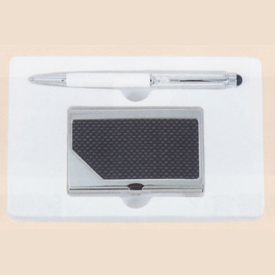 GC2 觸控白鑽白桿+碳纖名片夾晶亮盒 / 盒