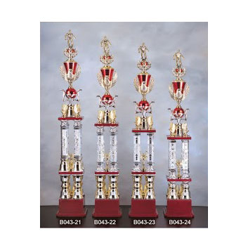 北金文具 B043-21 大型四柱獎盃 /座