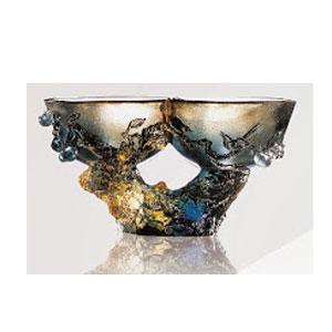北金文具 KC-02019 喜事成雙 琉璃品/座