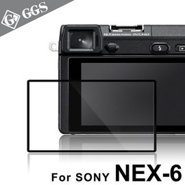 yardiX代理【GGS IV LARMOR金鋼防爆玻璃靜電吸附相機保護貼-SONY NEX-6專用】硬度8H 日本光學材質