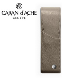 CARAN d'ACHE 瑞士卡達 LEMAN 利曼系列 小牛皮筆套. 駝(2)