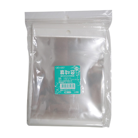 真好袋 OBT0125-125 OPP吊掛式自黏袋 12.5 x 12.5cm -100個入 / 包