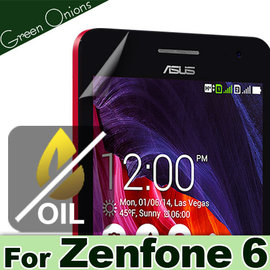 yardiX代理【美國Green Onions Oleophobic 抗油水保護貼--ASUS 華碩 ZenFone 6 (A600CG)款】疏油疏水 降低指紋沾黏 搭保護殼/保護套更佳