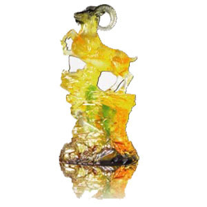 北金文具 E017-02 意氣昂揚 琉璃品/座