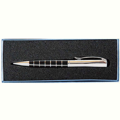 GC2 不鏽鋼格紋原子筆精裝盒 D026/ 盒
