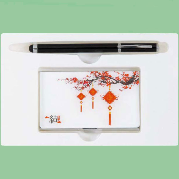 GC2 迷你觸控原子筆+彩名結名片夾晶亮盒 E064/ 盒