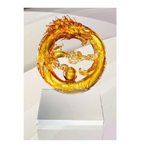 北金文具 KC-02051 圓滿龍耀 琉璃品/座