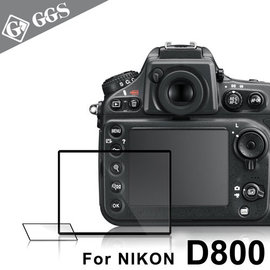 yardiX代理【GGS IV LARMOR金鋼防爆玻璃靜電吸附相機保護貼-NIKON D800/D800E專用】硬度8H 日本光學材質