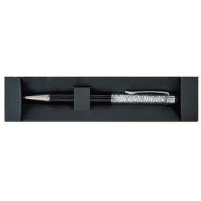 GC2 白鑽黑桿觸控原子筆抽屜盒 F008/ 盒