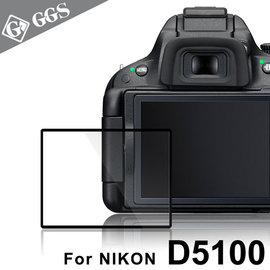 yardiX代理【GGS IV LARMOR金鋼防爆玻璃靜電吸附相機保護貼-NIKON D5100專用】硬度8H 日本光學材質