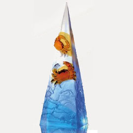 北金文具 E013-02 上進不懈 琉璃品/座