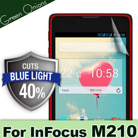 yardiX代理【美國Green Onions 抗藍光保護貼--InFocus M210款】過濾43%藍光螢幕保護膜 有效阻隔43%有害藍光 硬度5H