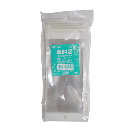 真好袋 OBT0060-100 OPP吊掛式自黏袋 6 x 10cm -100個入 / 包