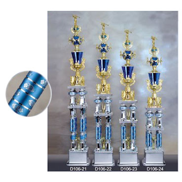 北金文具 D106-24 大型四柱獎盃 /座 