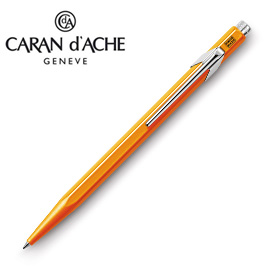 CARAN d'ACHE 瑞士卡達 849 Fluo 原子筆. 螢光桔 / 支
