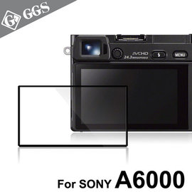 yardiX代理【GGS IV LARMOR金鋼防爆玻璃靜電吸附相機保護貼-SONY A6000專用】SONY ILCE-6000 硬度8H 日本光學材質