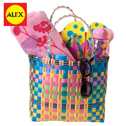 【美國ALEX】我的彩繪編織收納袋 / 組
