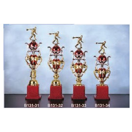 北金文具 B131-34 單柱獎盃 /座