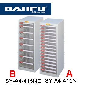 大富 SY-A4-415N ( 耐衝級抽屜 ) 桌上型效率櫃 /  組