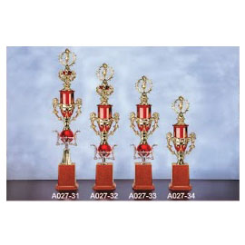北金文具 A027-34 單柱獎盃 /座