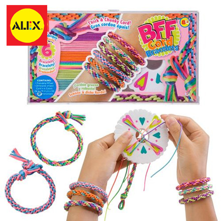 【美國ALEX】DIY手環編織器(炫彩組) / 盒
