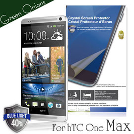 yardiX代理【美國Green Onions 抗藍光保護貼--hTC One Max款】過濾43%藍光螢幕保護膜 有效阻隔43%有害藍光 硬度5H