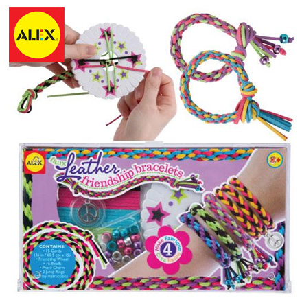 【美國ALEX】DIY手環編織器(嬉皮組) / 盒