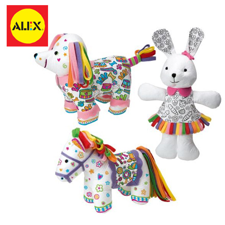 【美國ALEX】我的彩繪玩偶(三款可選) / 個