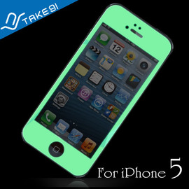 yardiX代理【韓國TAKE91 Supreme Luminous iPhone5/5S/5C夜光保護貼】夜晚小心機 可搭邊框/保護殼/保護套或觸控筆使用