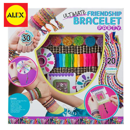 【美國ALEX】DIY串珠手環編織派對 / 盒